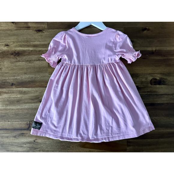 Matilda Jane Vintage Almost Summer Anna Scott Lap Pink Knit Short Sleeve Dress 4 - Picture 8 of 8